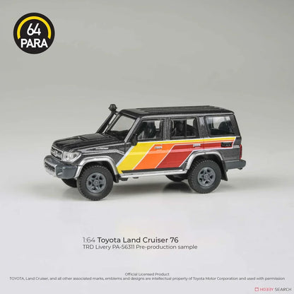 PARA64 1/64 2014 Toyota Land Cruiser LC 76 TRD Livery RHD - Jaiman Toys