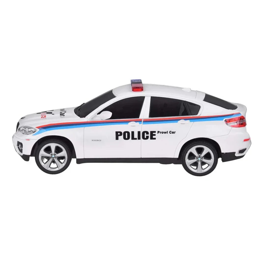 Guokai 1:24 Scale BMW X6 Sports Police Car with 2.4GHz Remote Control – High-Speed RC Patrol Vehicle with Realistic Lights & Sounds - Jaiman Toys