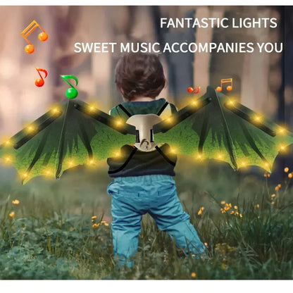 Electric Dinosaur Wings: Musical, Glowing Fun for Kids Aged 3+ – A Playful Roaring Adventure! - Jaiman Toys