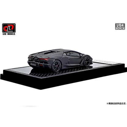 LCD Models 1:64 Lamborghini Revuelto Coupe Diecast Model – Matte Black | LCD64042-BL