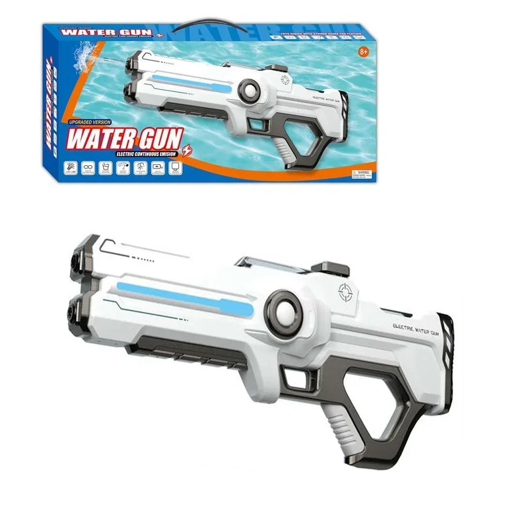 Electric Water Gun: Electric Burst Water Gun – Fully Automatic High-End Version with Lighting, Powerful High-Pressure Spray Toy for Boys and Girls (Ages 3+)! - Jaiman Toys