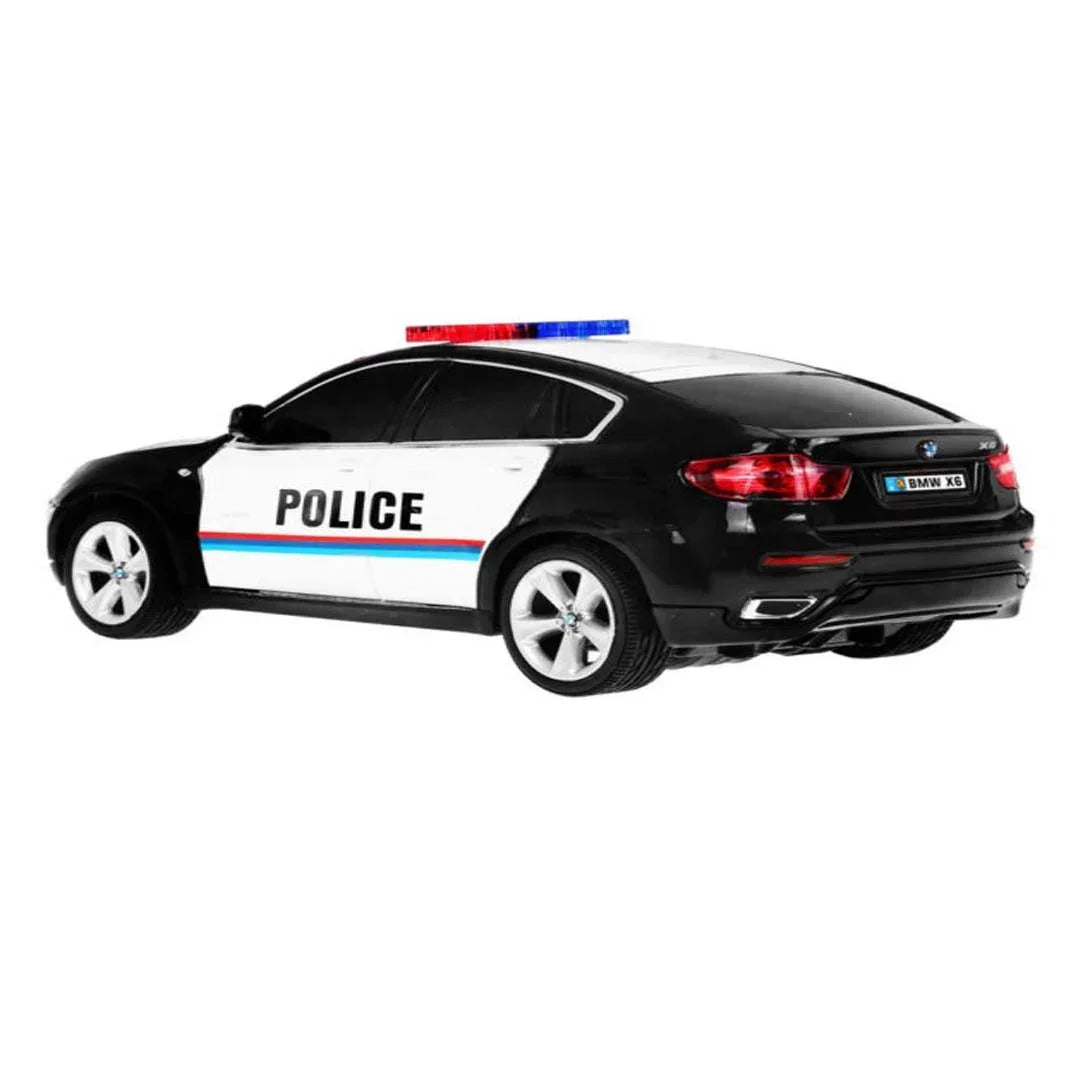 Guokai 1:24 Scale BMW X6 Sports Police Car with 2.4GHz Remote Control – High-Speed RC Patrol Vehicle with Realistic Lights & Sounds - Jaiman Toys