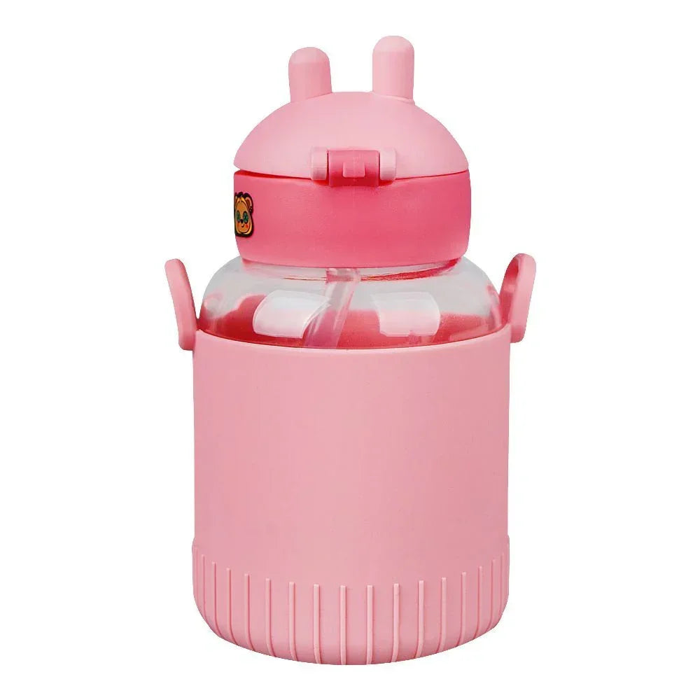 Super Like Me Insulation Bottle With Straw 530 ML (Pink) - Jaiman Toys