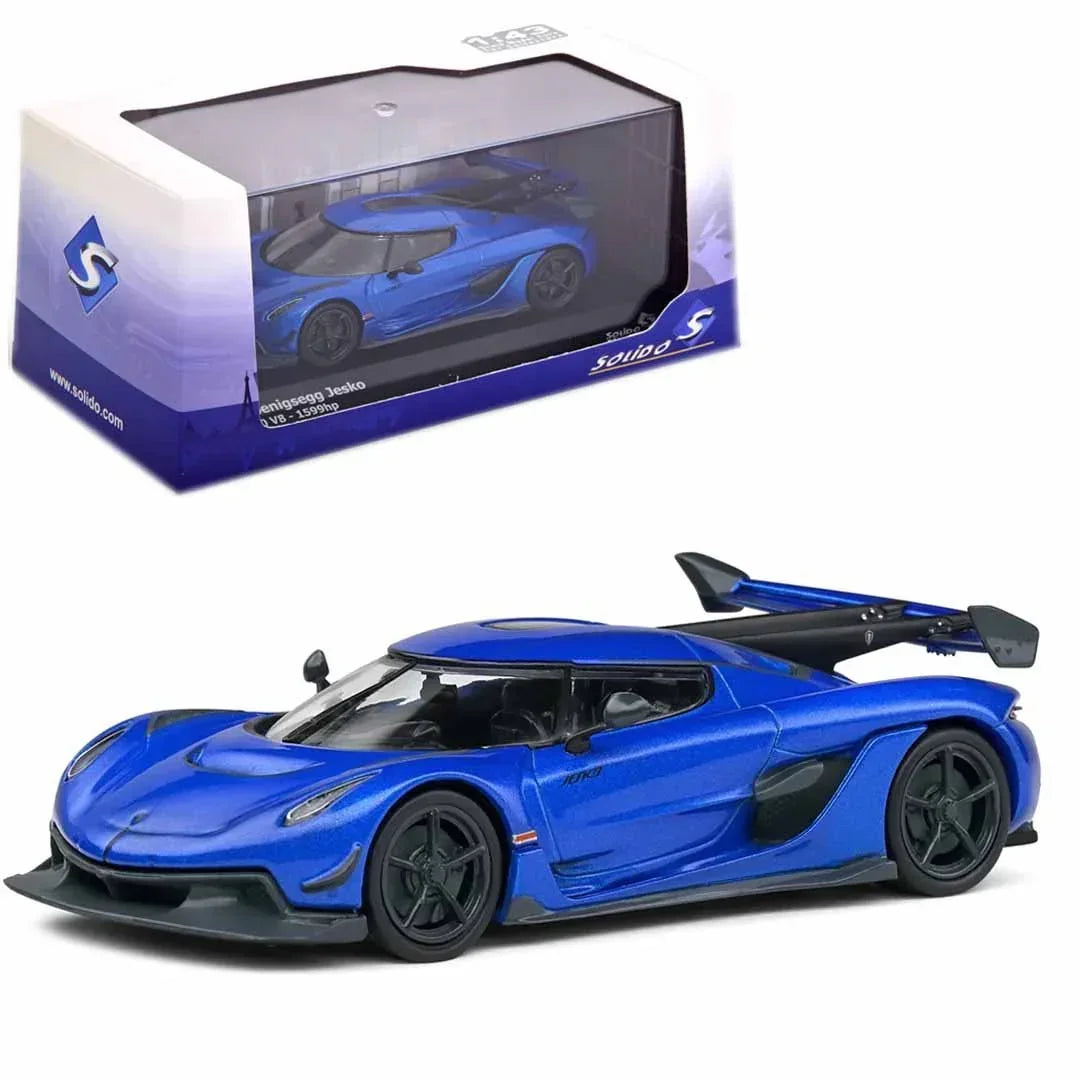 Solido Koenigsegg Jesko 5.0 V8 1599hp year 2021 imperial blue - Jaiman Toys