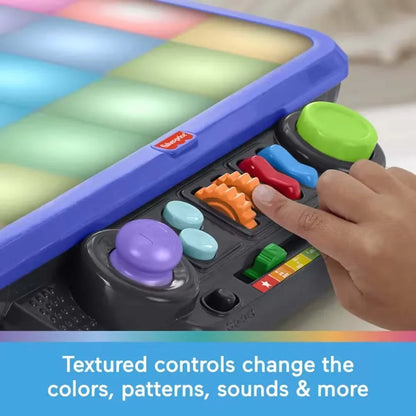 Fisher-Price Sensory Bright Light Station, Electronic Learning Activity Table For Preschool Sensory Play - Jaiman Toys