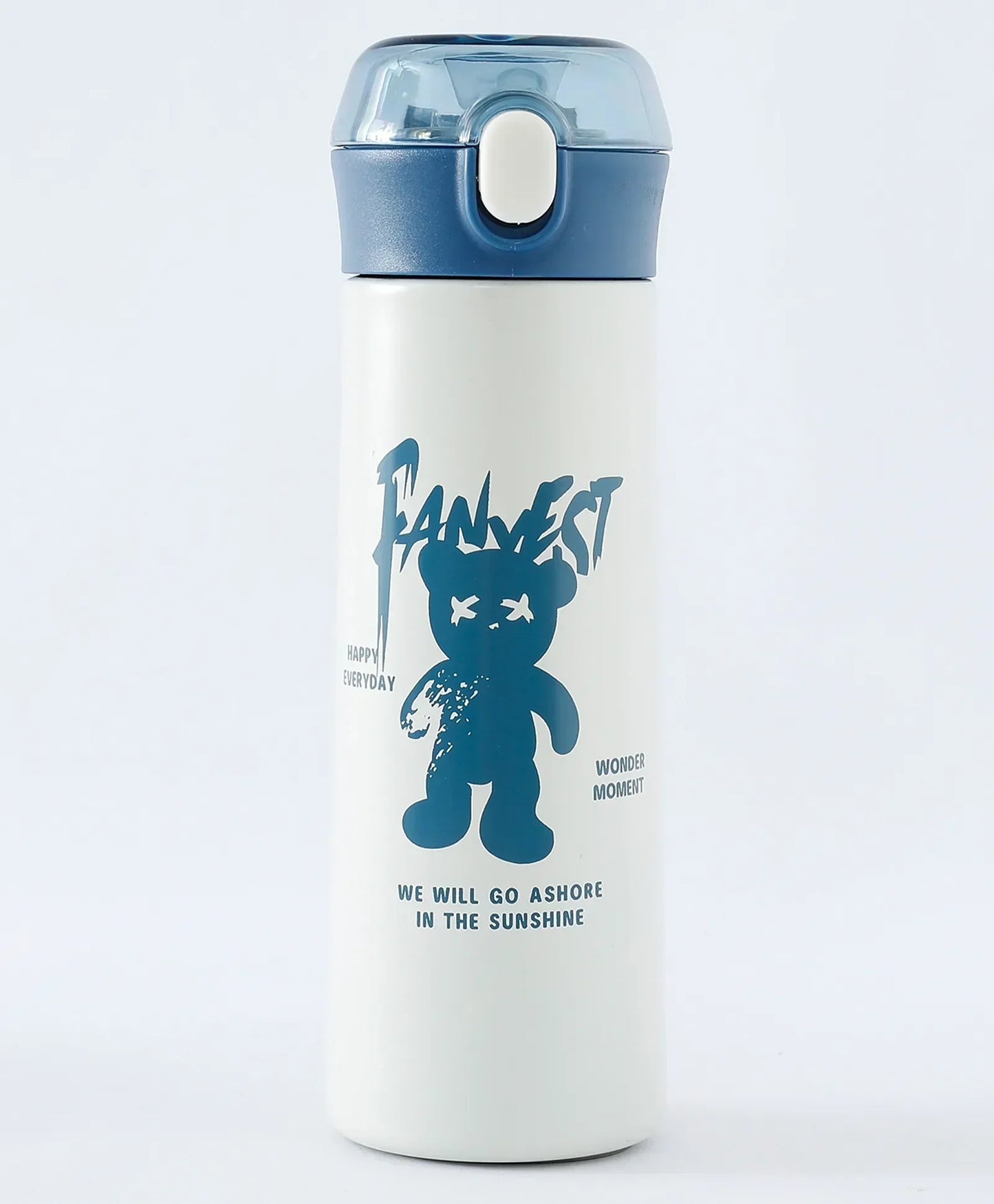 You Cup : Stainless Steel Water Bottle For Kids 380 ML (White) - Jaiman Toys