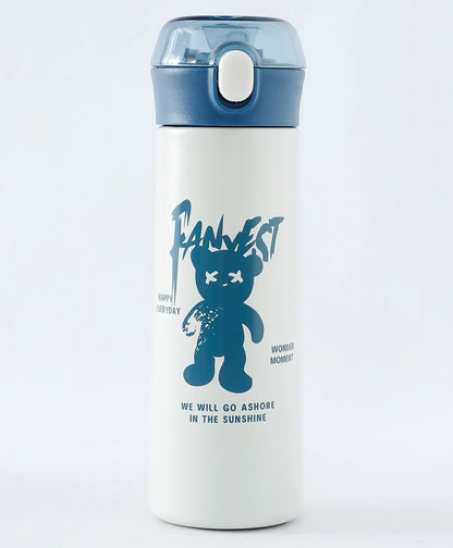 You Cup : Stainless Steel Water Bottle For Kids 380 ML (White) - Jaiman Toys