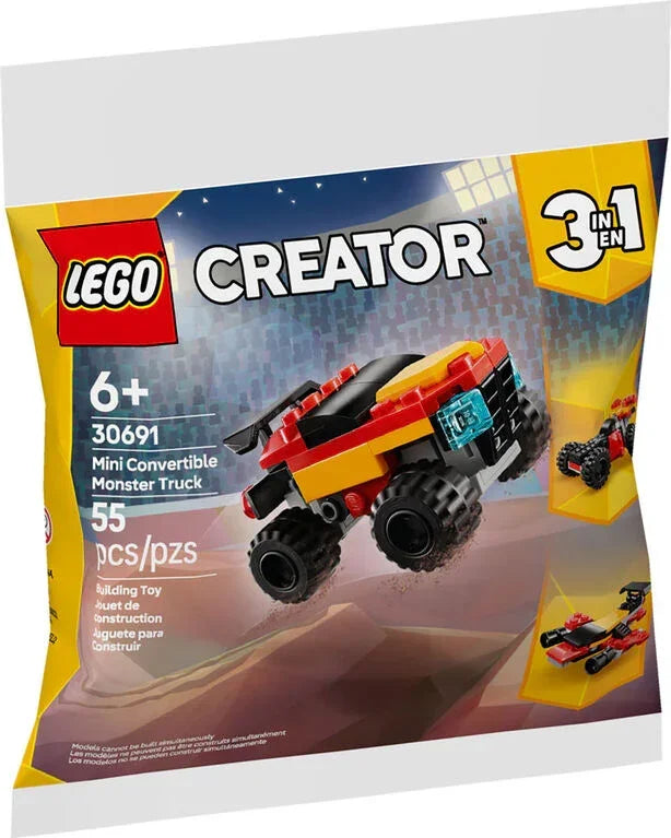 LEGO 30691 Creator 3 in 1 Mini Convertible Monster Truck Ecobag - Jaiman Toys