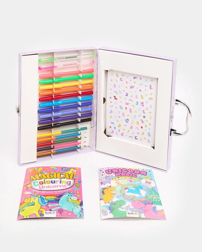 Colour and Carry Unicorn Fun Colouring Set - Jaiman Toys