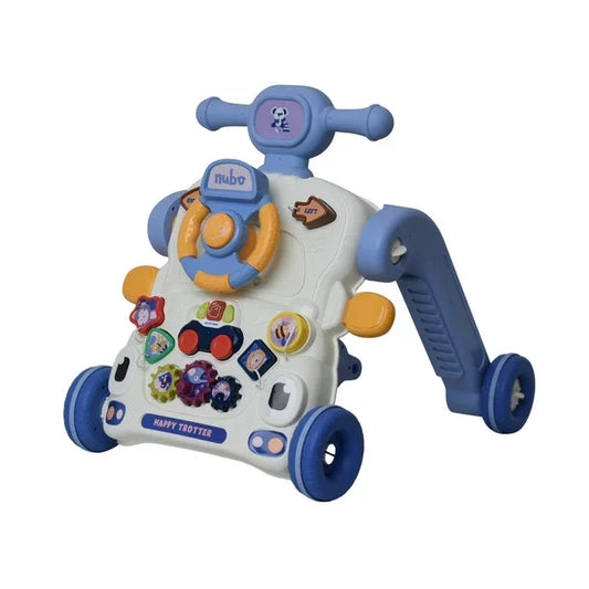 Nubo 5-in-1 Happy Trotter for Kids – Multi-Function Baby Walker, Ride-On & Activity Trotter | Musical & Interactive Toy | Adjustable Push Walker