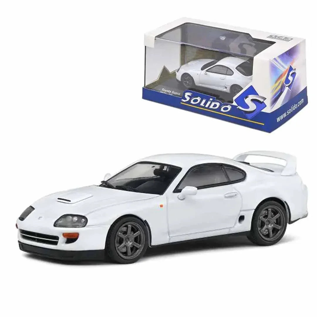 Solido S4314001 1:43 Scale Toyota Supra MK-IV 2JZ – White | Diecast Collectible Model Car - Jaiman Toys