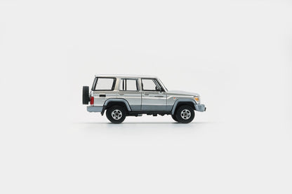 BM Creations 1:64 Toyota Land Cruiser LC76 Diecast Model Car | Premium Collectible with Opening Parts & Accessories | Three Color Variants