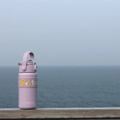 Shotay Steel Water Bottle Kids | 500 ML (Purple) - Jaiman Toys