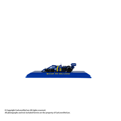 Kyosho 1:64 Tyrrell P34 No.3 1976 Die-Cast Formula Racing Car with Mini Book