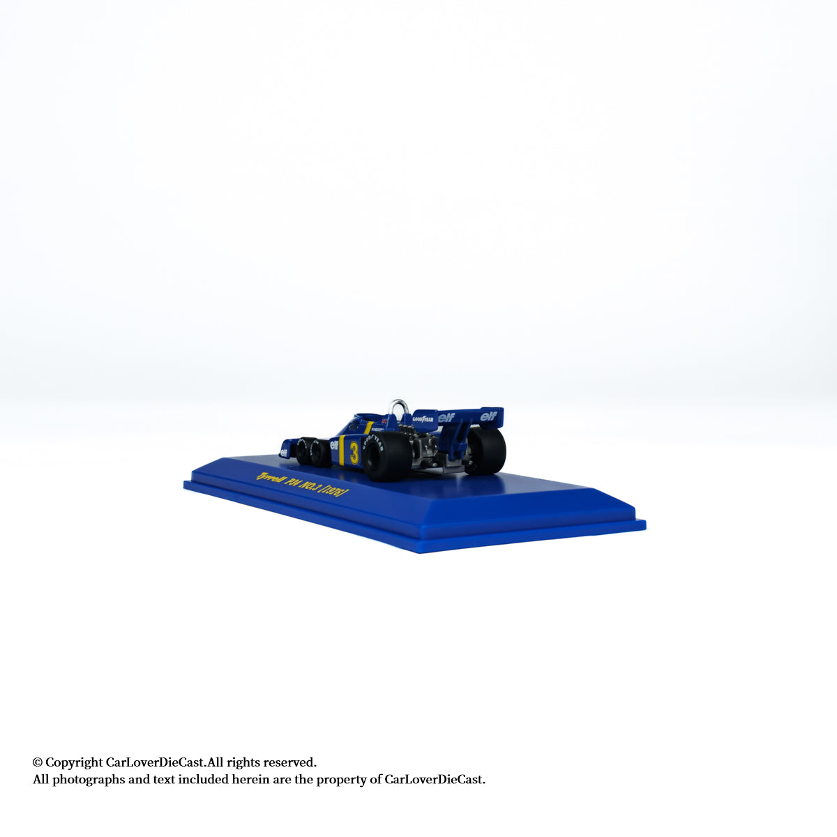 Kyosho 1:64 Tyrrell P34 No.3 1976 Die-Cast Formula Racing Car with Mini Book