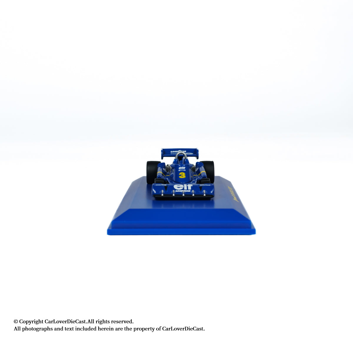 Kyosho 1:64 Tyrrell P34 No.3 1976 Die-Cast Formula Racing Car with Mini Book