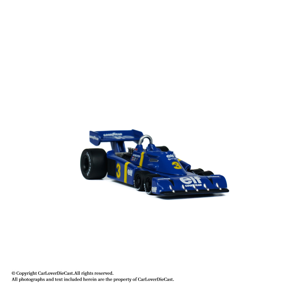 Kyosho 1:64 Tyrrell P34 No.3 1976 Die-Cast Formula Racing Car with Mini Book