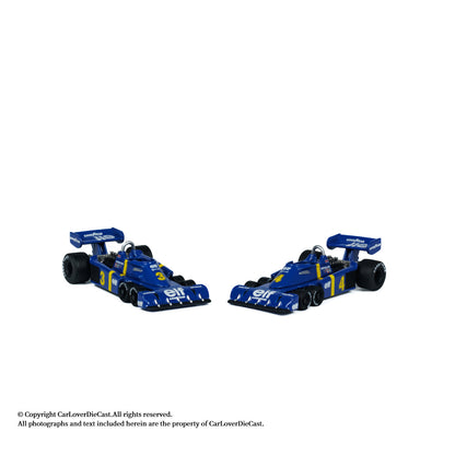 Kyosho 1:64 Tyrrell P34 No.3 1976 Die-Cast Formula Racing Car with Mini Book