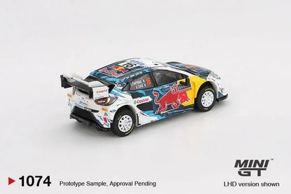 Mini GT 1:64 (Blister) Ford Puma Rally1 #16 M-Sport Ford WRT 2024 Rally Finland 3rd Place – White MGT01074-BL