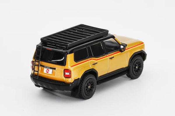 GCD 1:64 Toyota Land Cruiser Prado LC250 Desert Gold (LHD) Diecast Model Car – KS-075-580