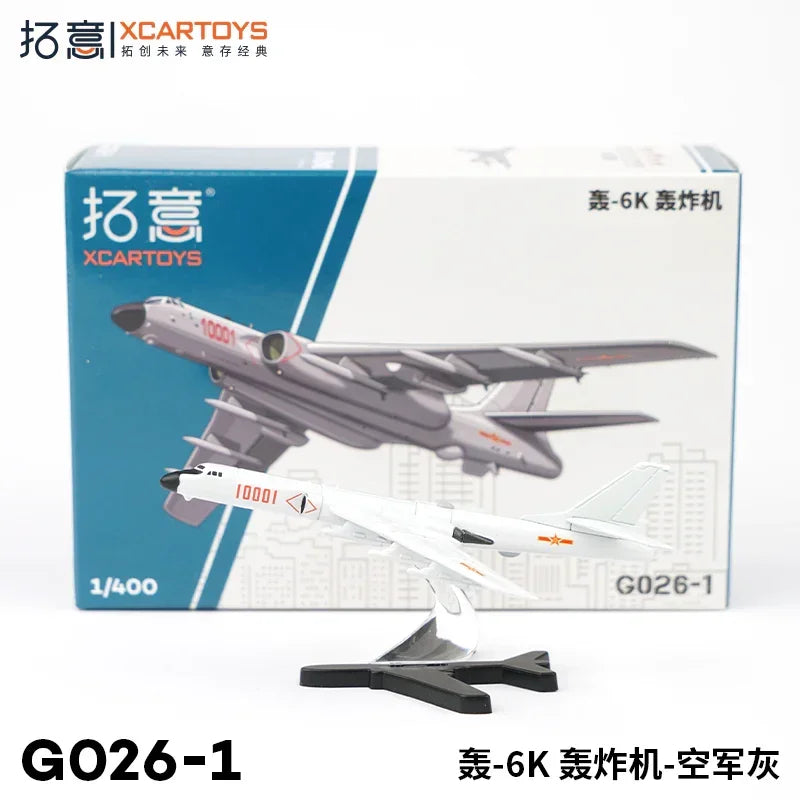 XCARTOYS 1/64 PLA Xian H-6K Strategic Bomber - Air Force Grey - Jaiman Toys