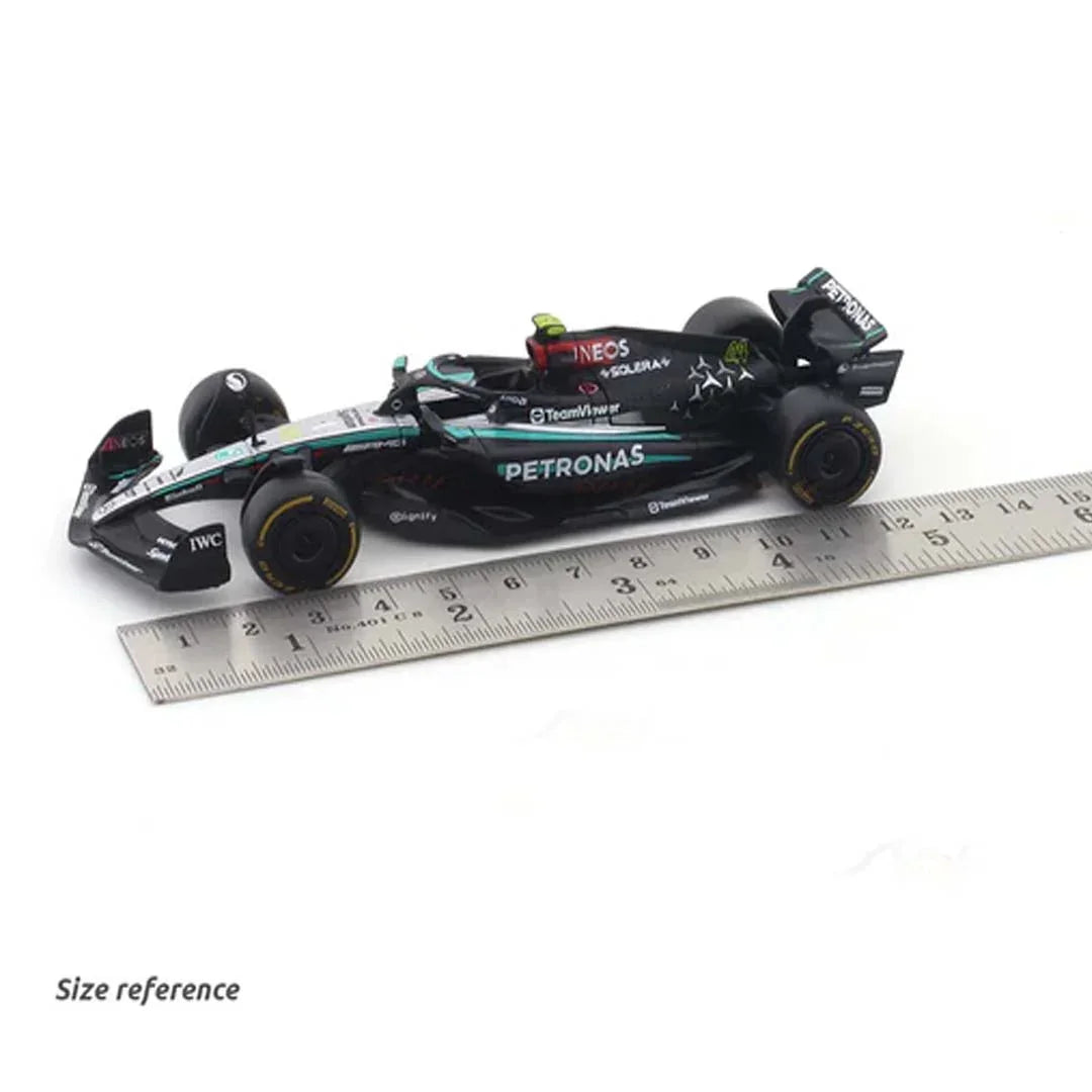 2024 Mercedes-AMG W15 set of 2 cars 1:43 Bburago Formula 1 diecast scale model car - Jaiman Toys