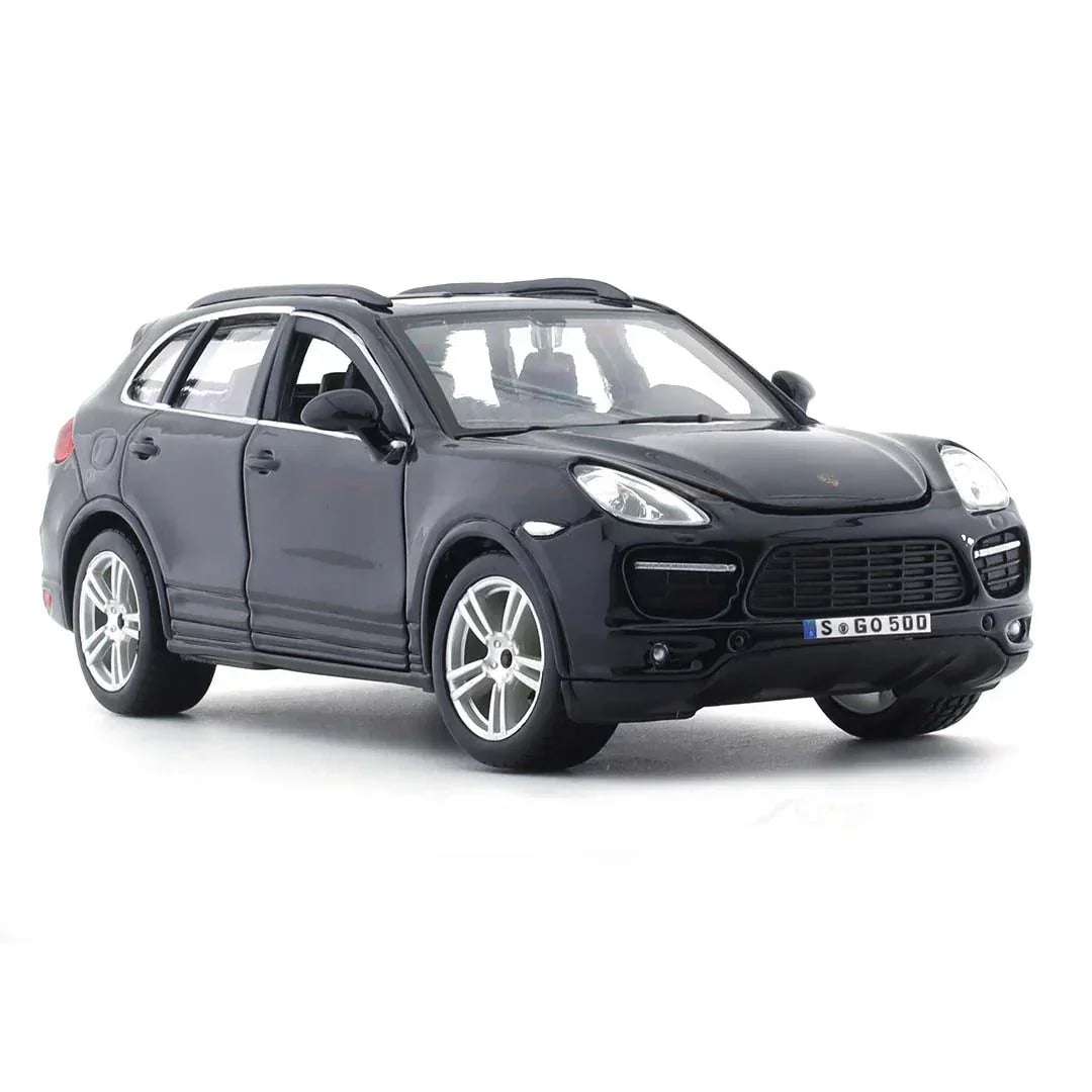 Porsche Cayenne Turbo Black 1:24 Scale Diecast Model Car by Bburago – Official Licensed SUV Collectible - Jaiman Toys