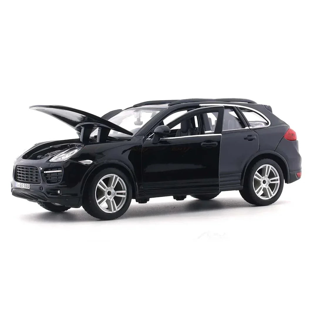 Porsche Cayenne Turbo Black 1:24 Scale Diecast Model Car by Bburago – Official Licensed SUV Collectible - Jaiman Toys