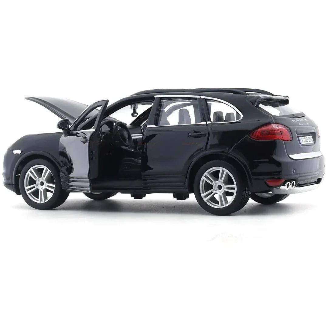 Porsche Cayenne Turbo Black 1:24 Scale Diecast Model Car by Bburago – Official Licensed SUV Collectible - Jaiman Toys