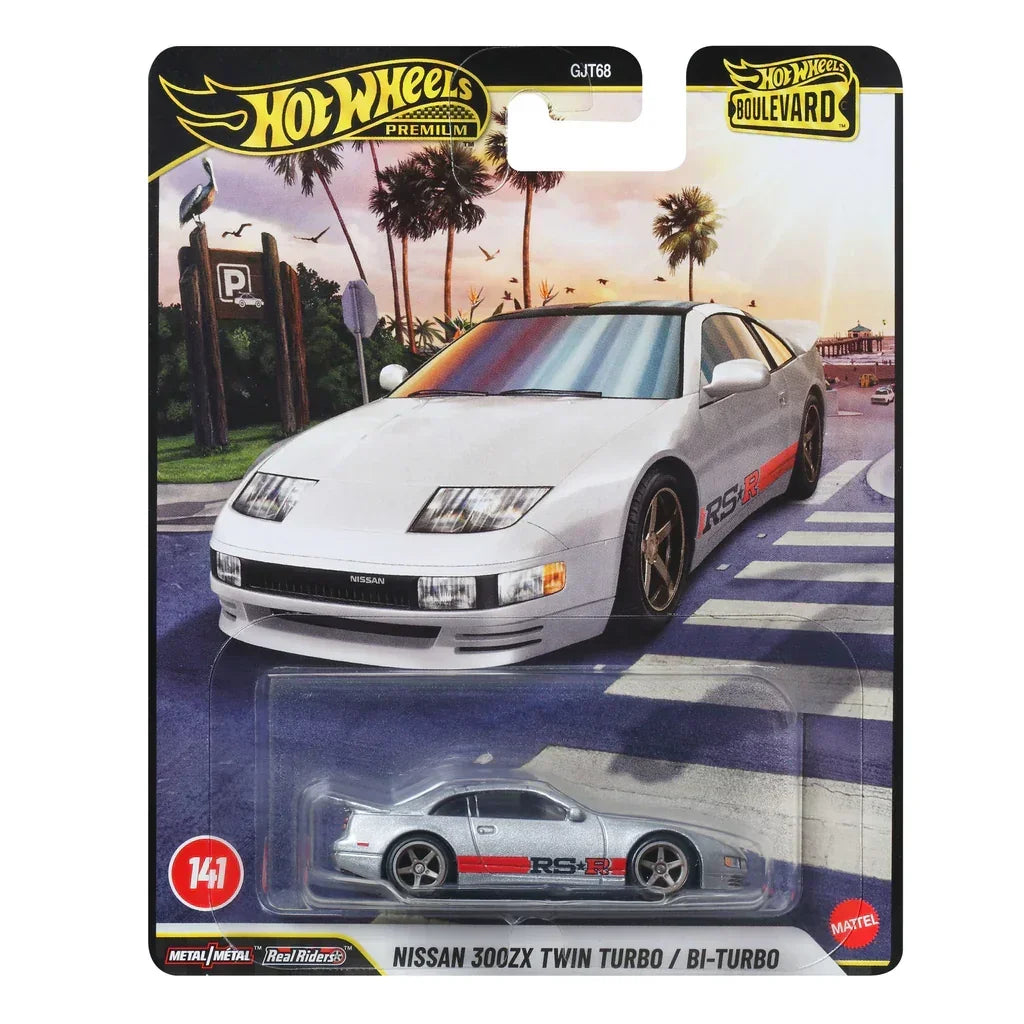 Hot Wheels Boulevard Premium Diecast Car Set – 5 Collectible Models | Real Riders | Metal Body & Chassis
