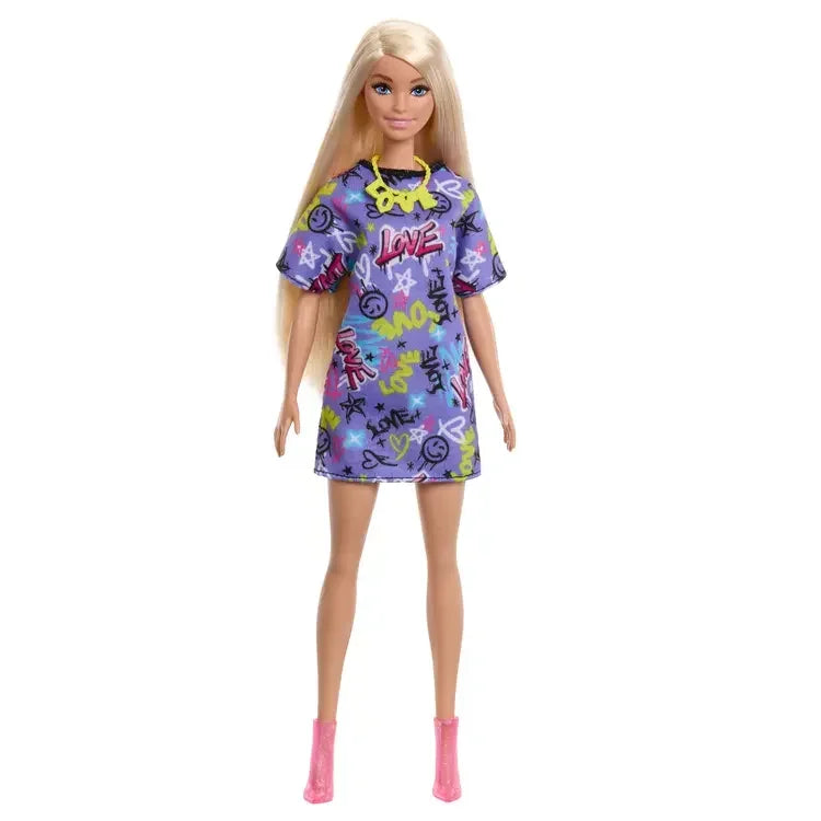 Barbie Doll with Clothes and Accessories, Blond Hair and 3 Party-Themed Mix-and-Match Outfits Including Dresses, Purses and Heels - Jaiman Toys