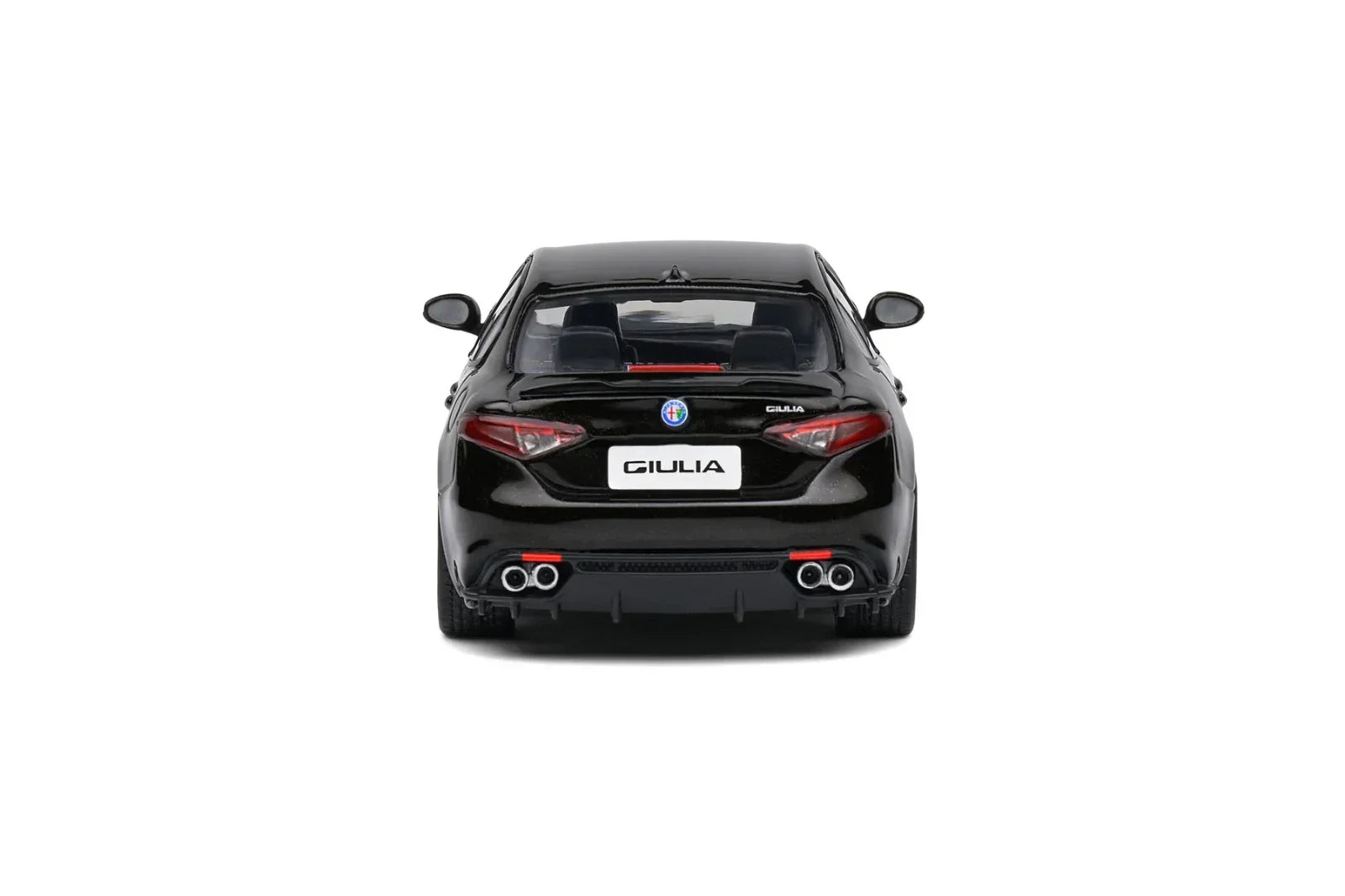 Solido : ALFA ROMEO GIULIA QUADRIFOGLIO BLACK (Scale 1:43) - Jaiman Toys
