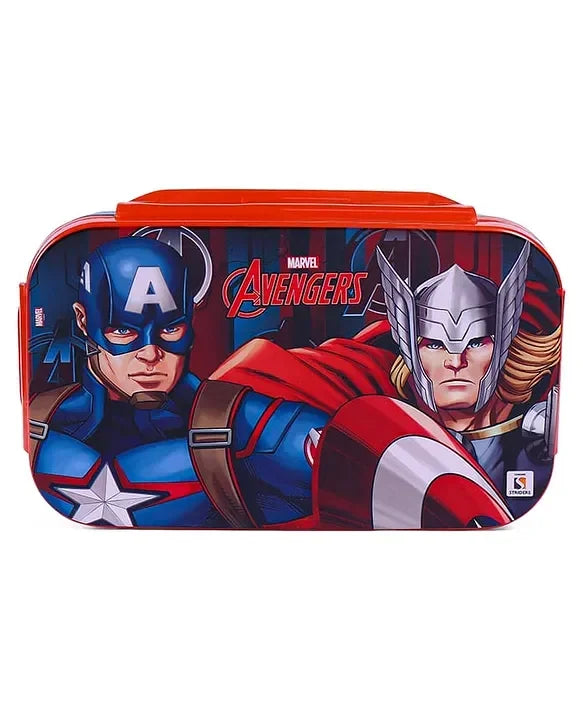 Striders Avengers Printed Lunch Box - 470Ml - Jaiman Toys