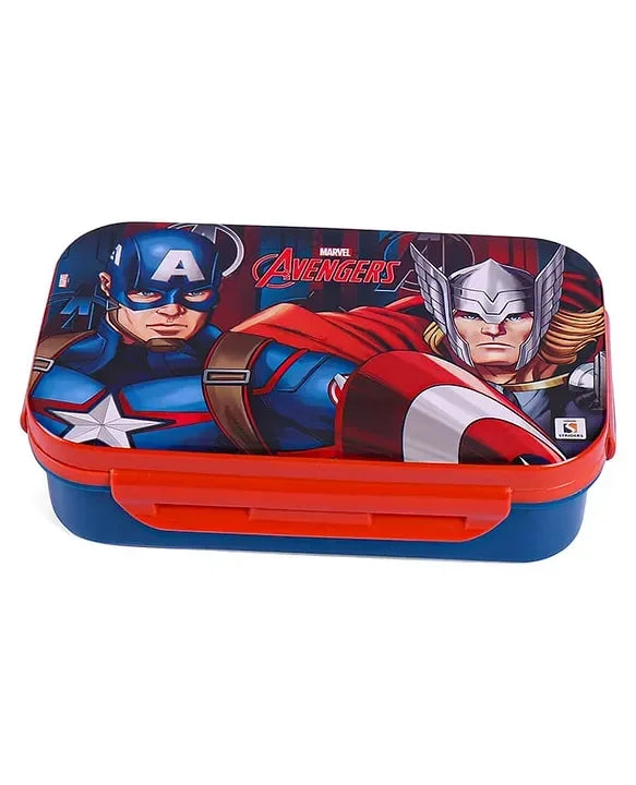 Striders Avengers Printed Lunch Box - 470Ml - Jaiman Toys