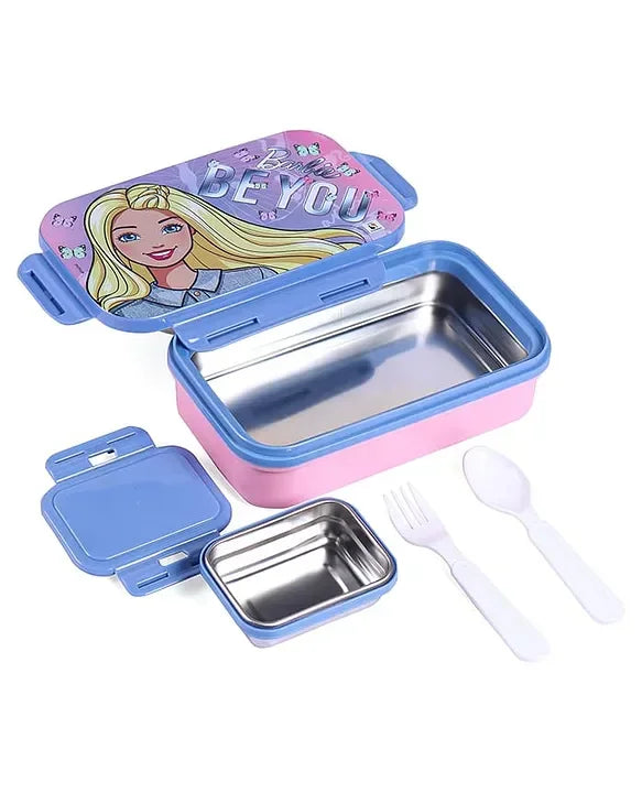 Striders Barbie Printed Lunch Box - 470Ml - Jaiman Toys