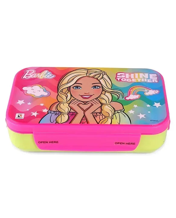 Striders Barbie Printed Lunch Box - 700Ml - Jaiman Toys