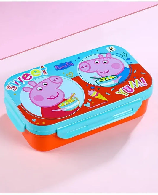 Striders Peppa Pig Sweet Yum Printed Lunch Box - 470Ml - Jaiman Toys