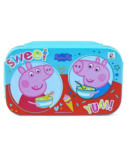 Striders Peppa Pig Sweet Yum Printed Lunch Box - 470Ml - Jaiman Toys