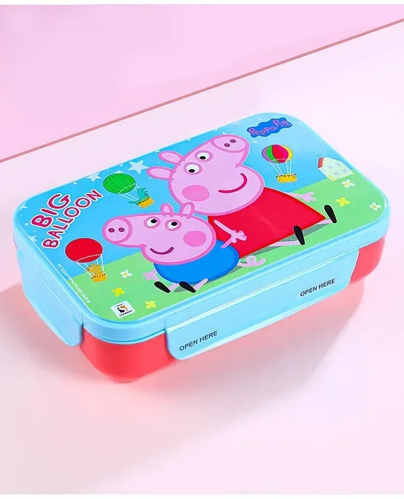 Striders Peppa Pig Printed Lunch Box - 700Ml - Jaiman Toys