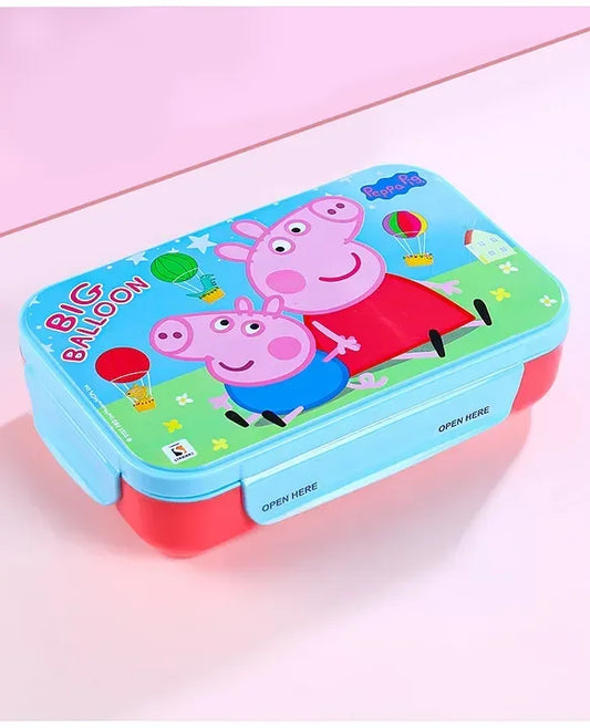 Striders Peppa Pig Printed Lunch Box - 700Ml - Jaiman Toys