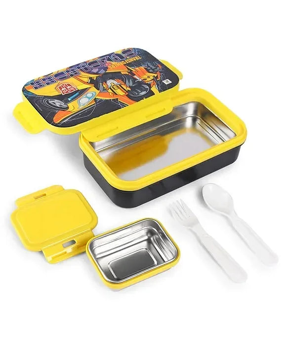 Striders Transformers Bumblebee Printed Lunch Box - 470Ml - Jaiman Toys