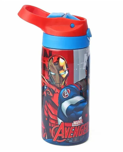 Striders Avengers Printed Stainless Steel Sipper Bottle - 500Ml - Jaiman Toys