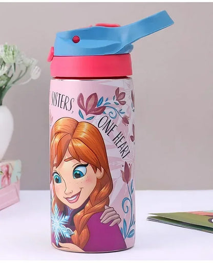 Striders Disney Frozen Printed Stainless Steel Sipper Bottle - 500Ml - Jaiman Toys