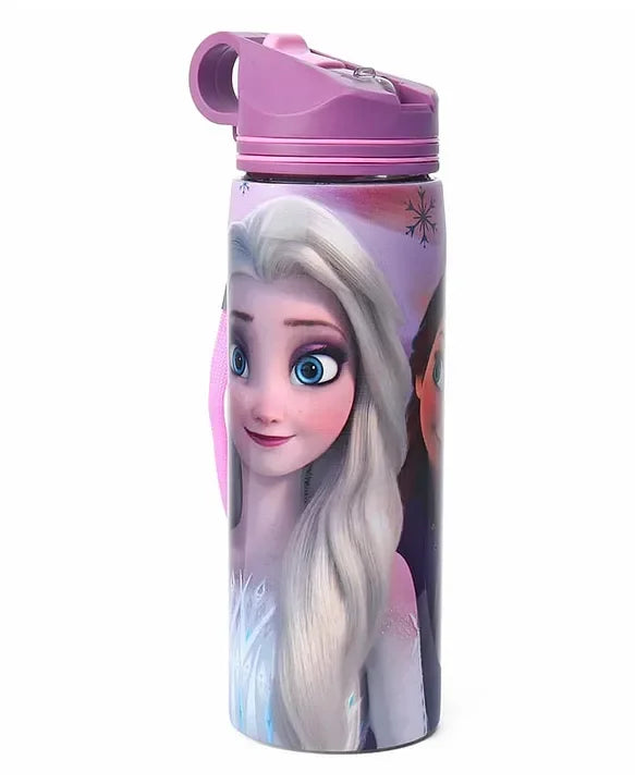 Striders Disney Frozen Printed Stainless Steel Sipper Bottle - 700Ml - Jaiman Toys