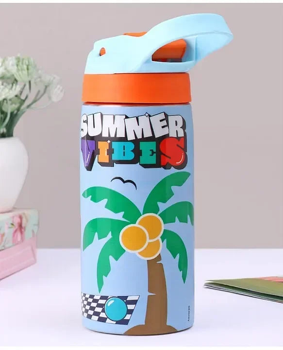 Striders Disney Lilo and Stitch Printed Stainless Steel Sipper Bottle - 500Ml - Jaiman Toys