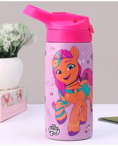 Striders My Little Pony Printed Stainless Steel Sipper Bottle - 500Ml - Jaiman Toys