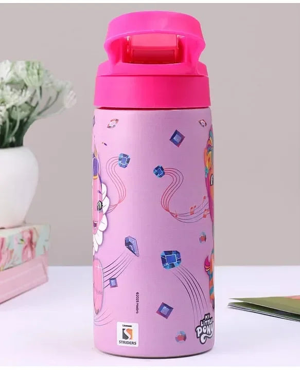 Striders My Little Pony Printed Stainless Steel Sipper Bottle - 500Ml - Jaiman Toys