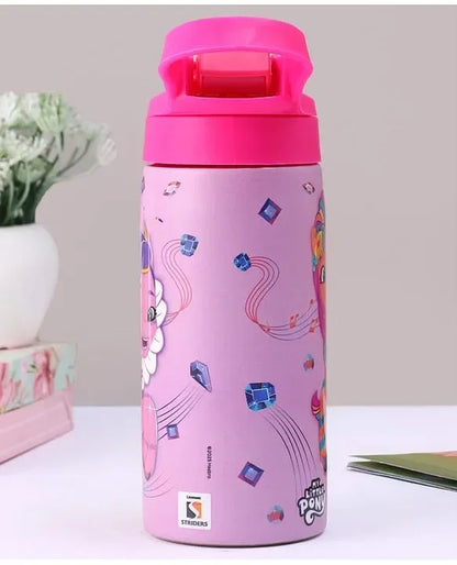 Striders My Little Pony Printed Stainless Steel Sipper Bottle - 500Ml - Jaiman Toys
