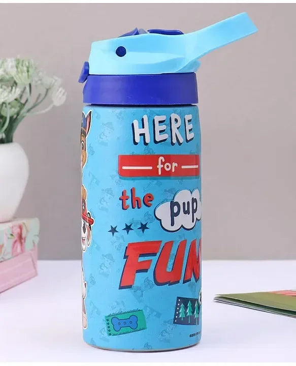 Striders Paw Patrol Printed Stainless Steel Sipper Bottle - 500Ml - Jaiman Toys