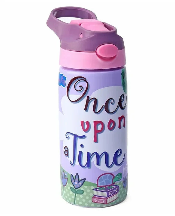 Striders Peppa Pig Printed Stainless Steel Sipper Bottle - 500Ml - Jaiman Toys